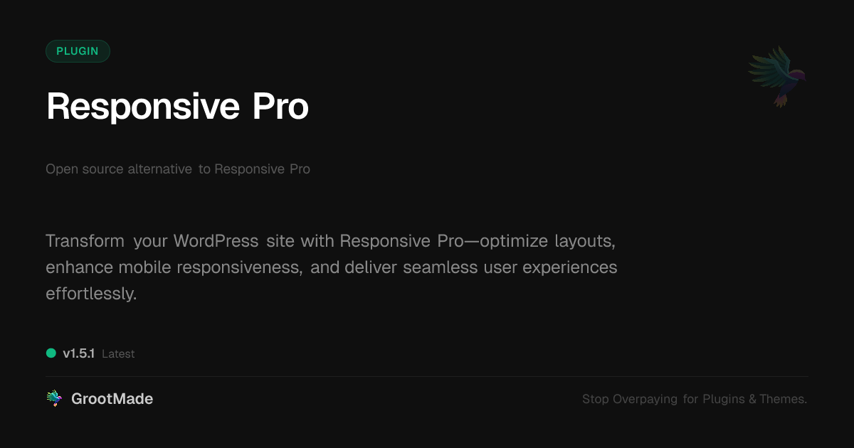 Preview of Responsive Pro