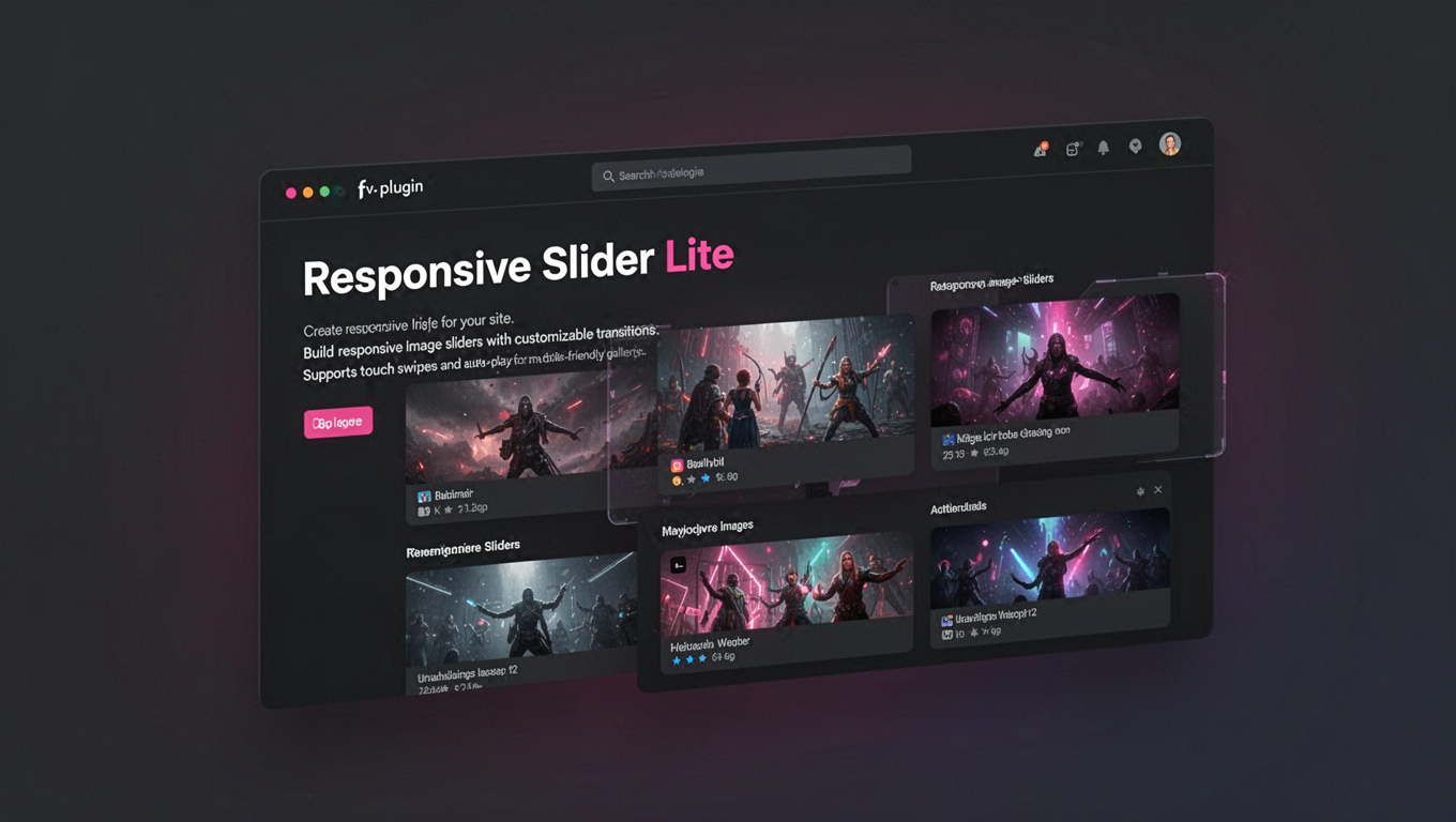 Preview of Responsive Slider Lite