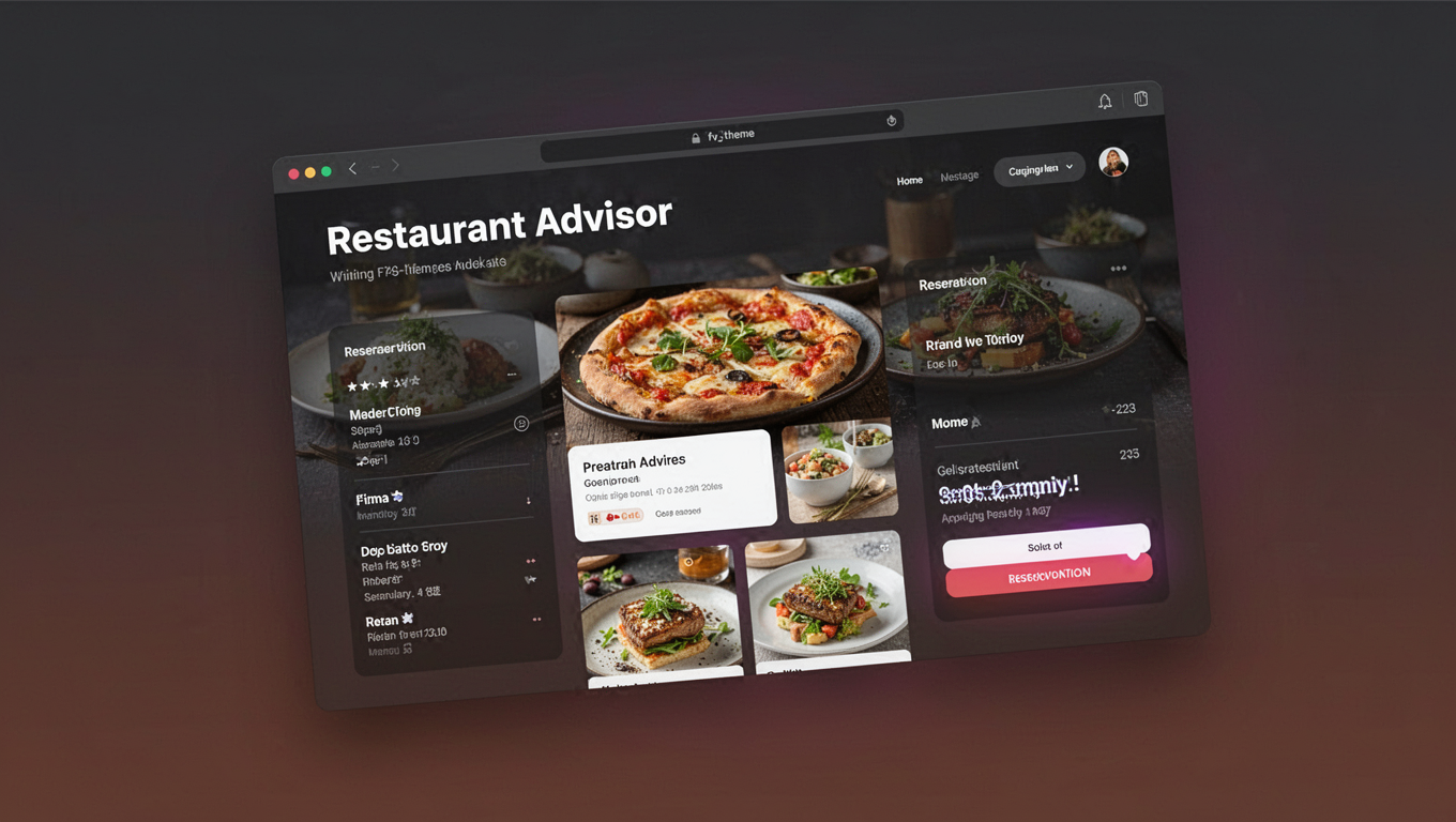 Preview of Restaurant Advisor