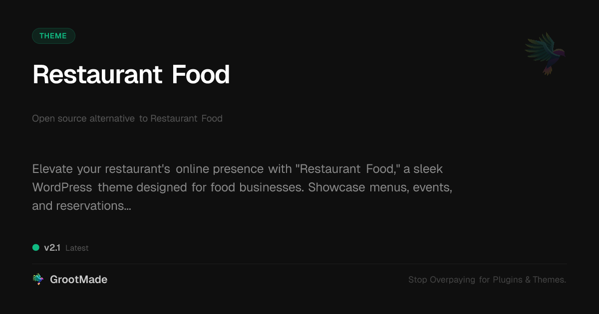 Preview of Restaurant Food