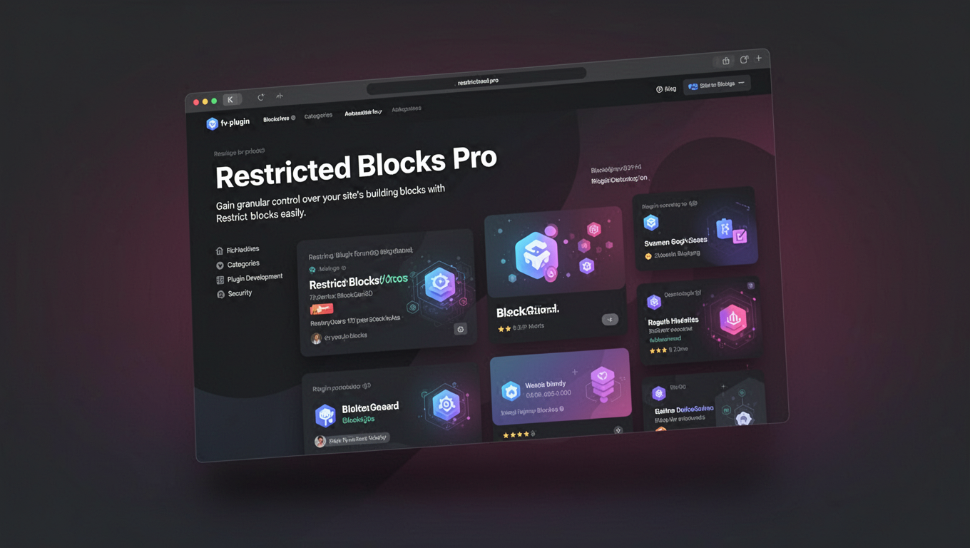 Preview of Restricted Blocks Pro
