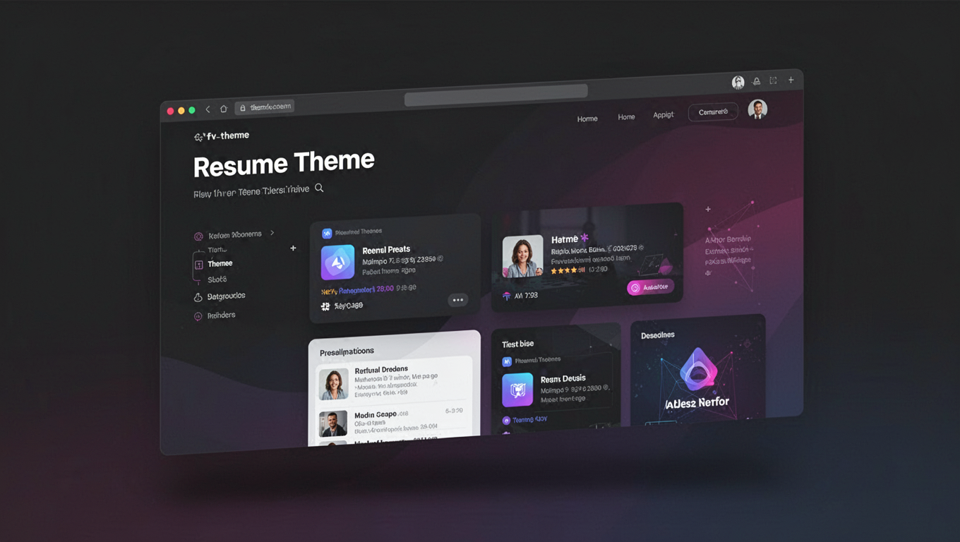 Preview of Resume Theme