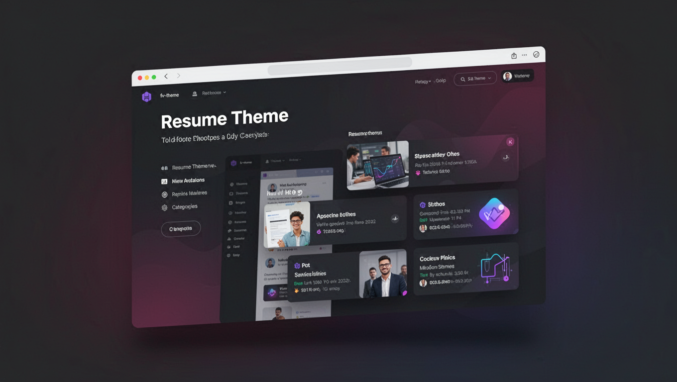 Preview of Resume Theme