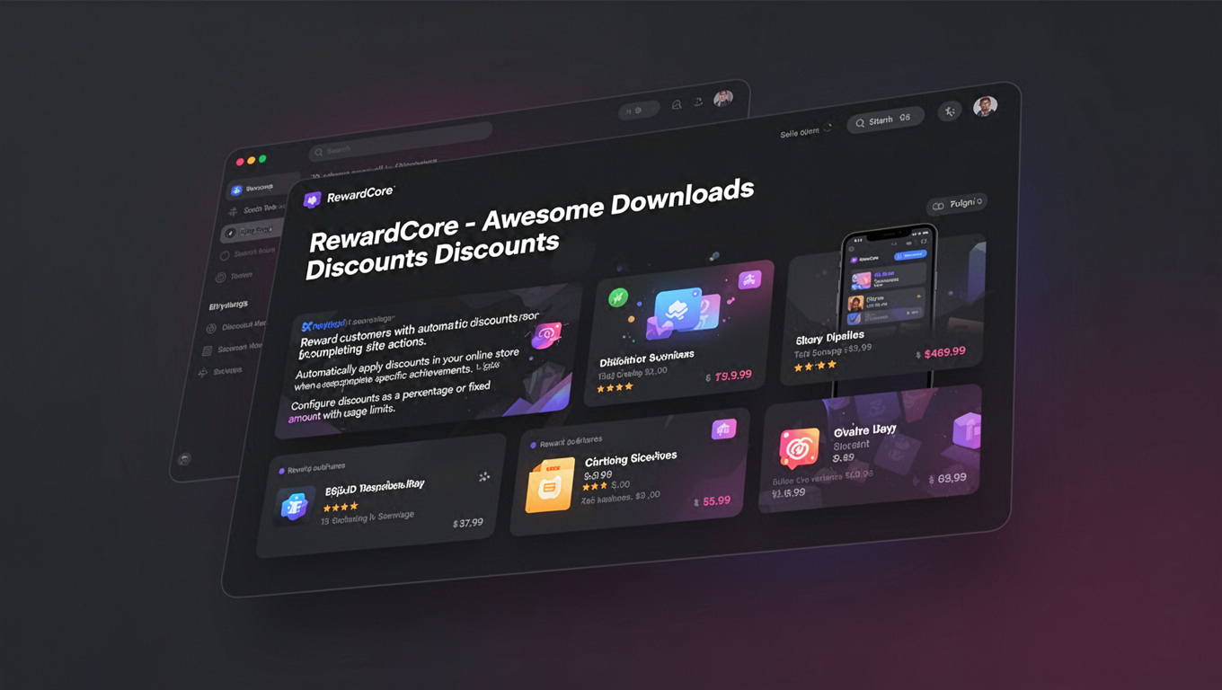 Preview of RewardCore - Awesome Downloads Discounts