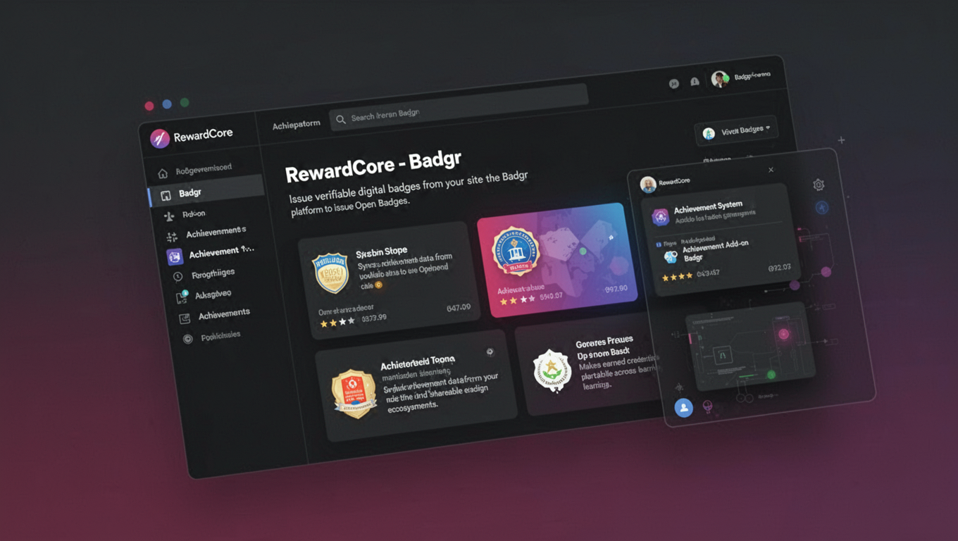 Preview of RewardCore - Badgr