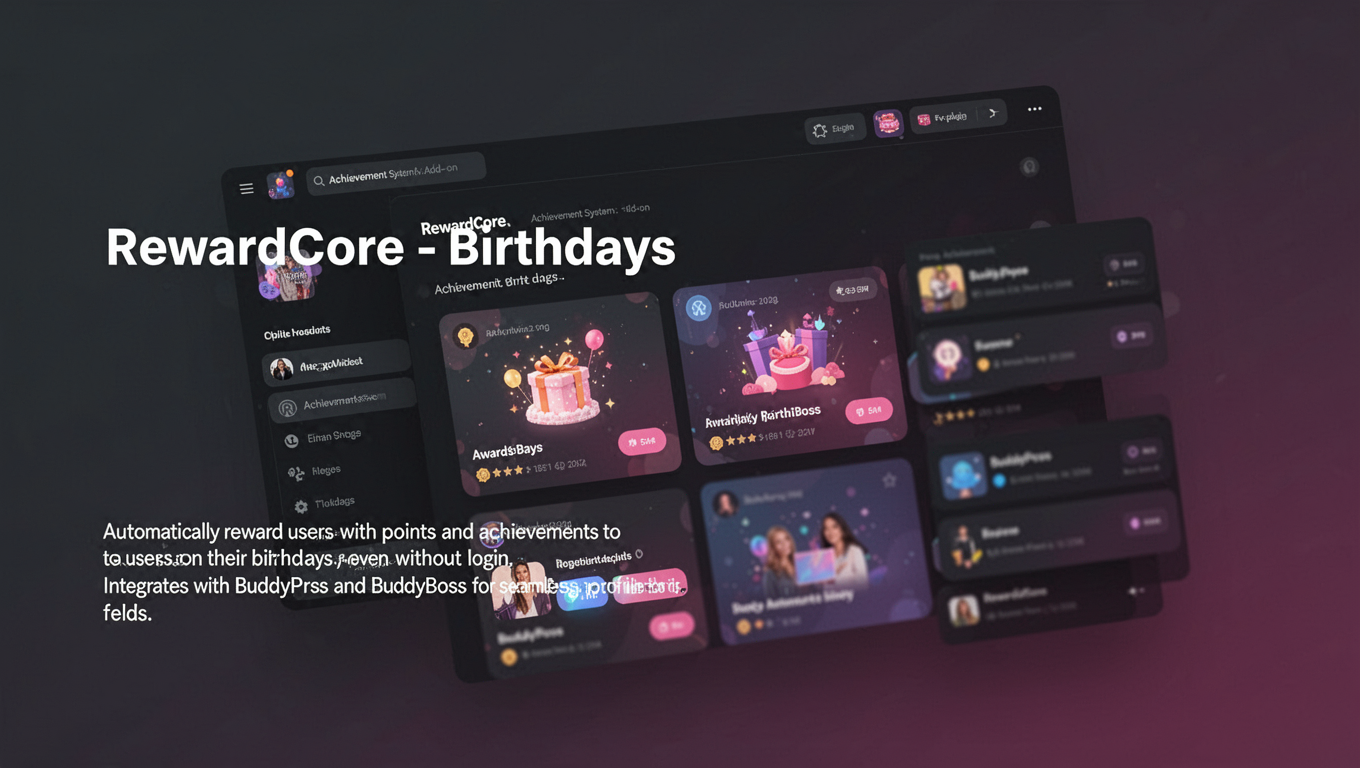 Preview of RewardCore - Birthdays
