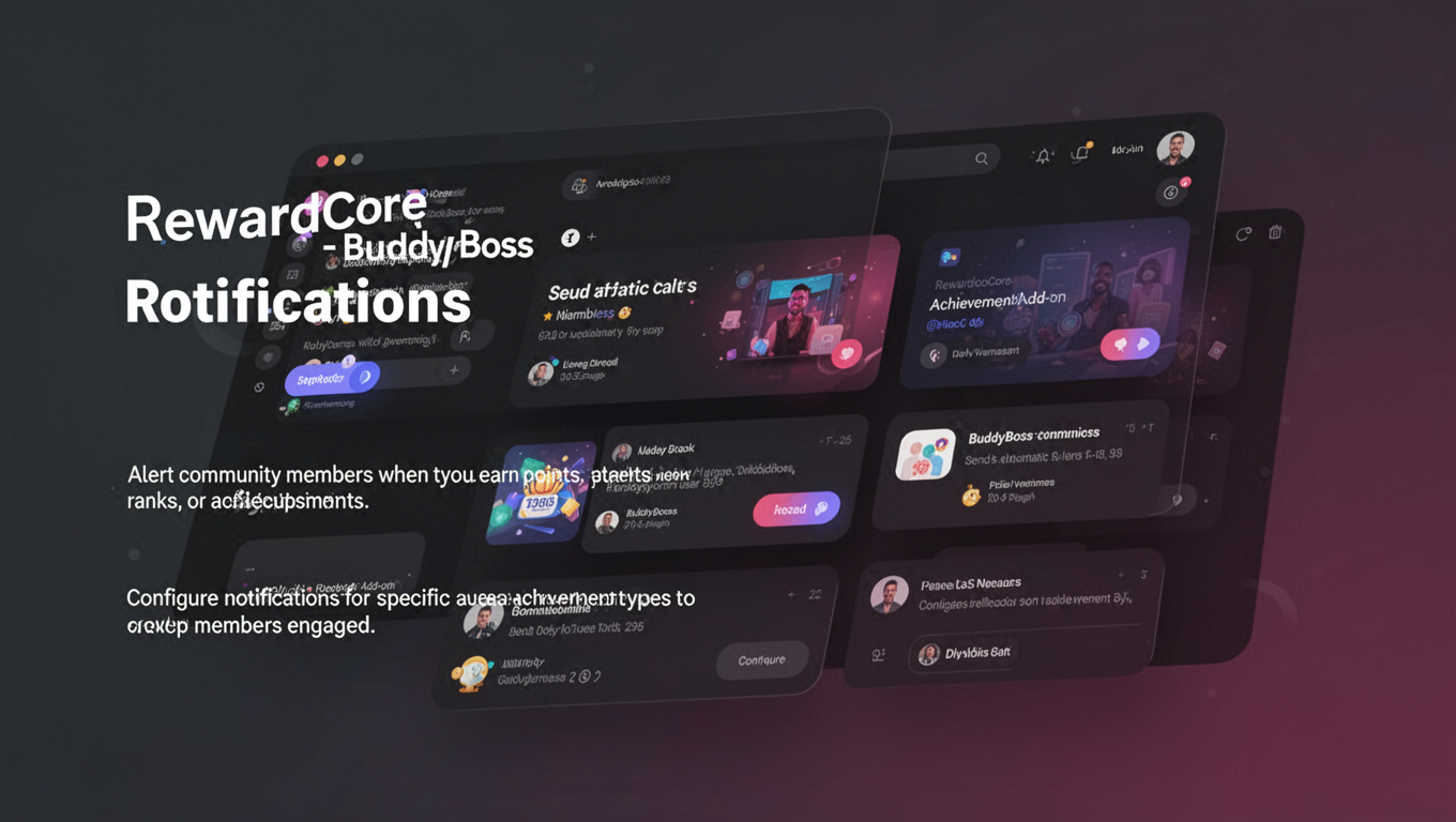Preview of RewardCore - BuddyBoss Notifications