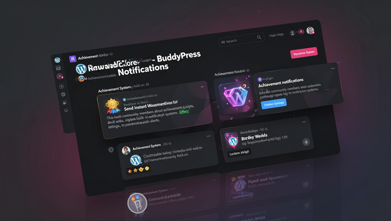 Preview of RewardCore - BuddyPress Notifications
