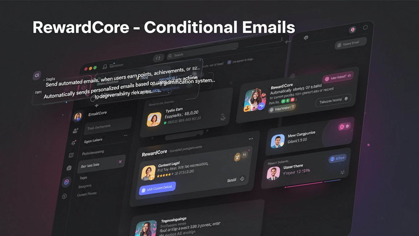 Preview of RewardCore - Conditional Emails