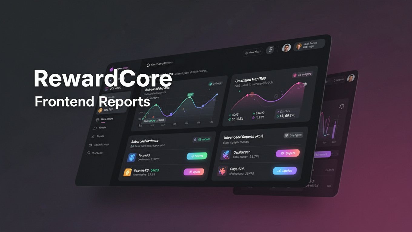 Preview of RewardCore - Frontend Reports