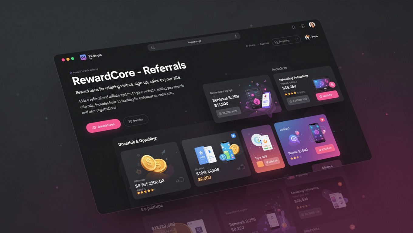 Preview of RewardCore - Referrals