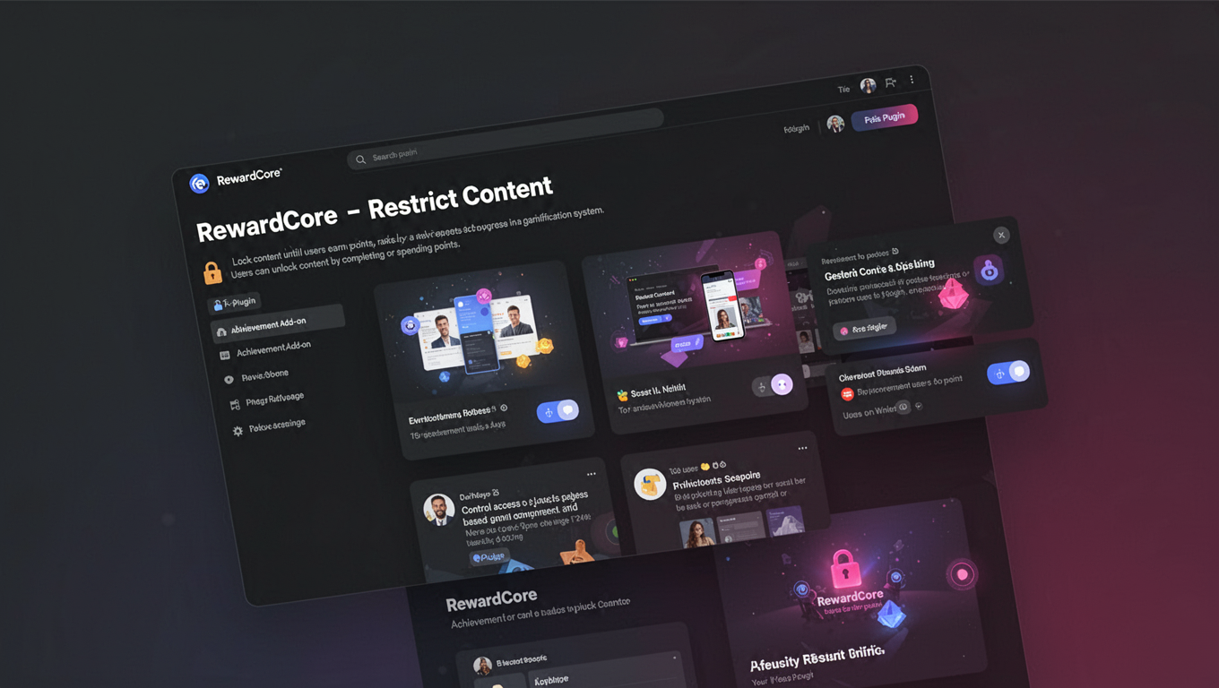 Preview of RewardCore - Restrict Content