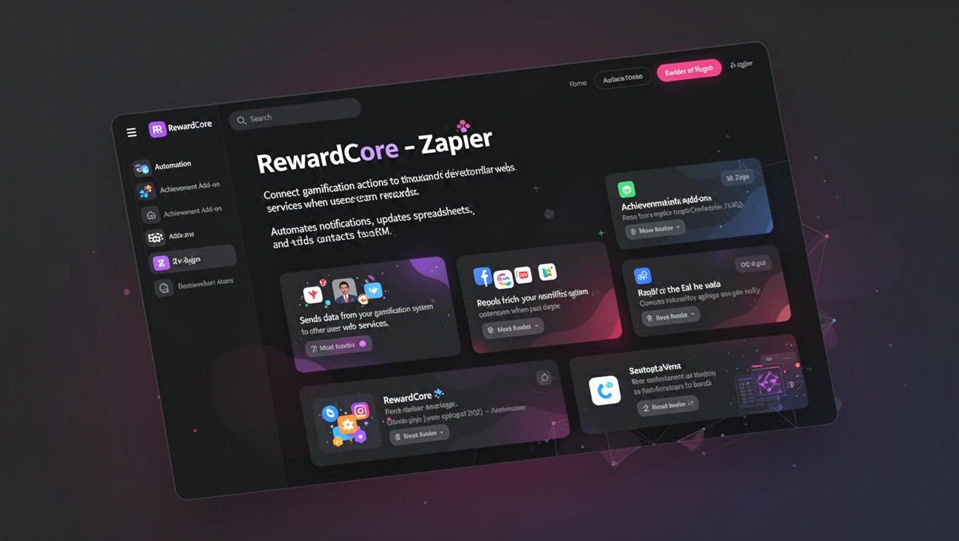 Preview of RewardCore - Zapier