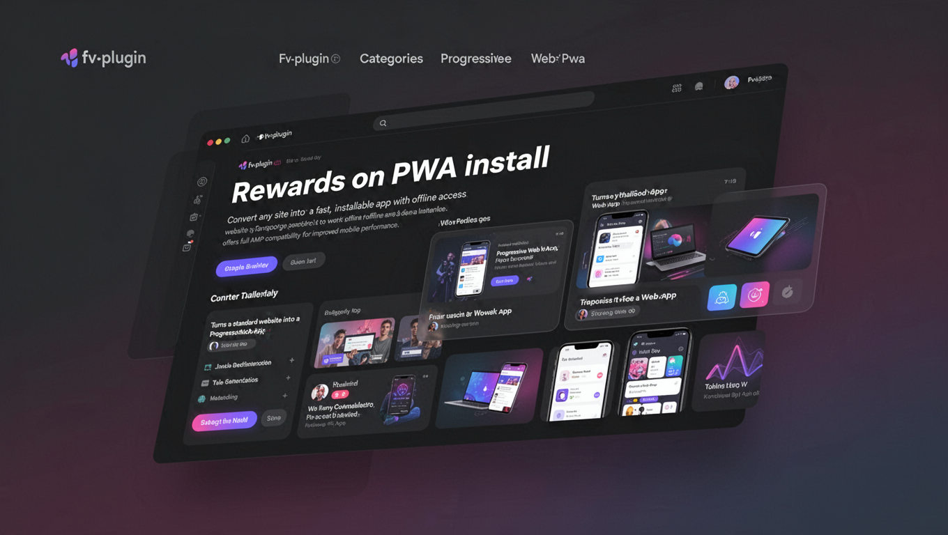 Preview of Rewards on PWA install