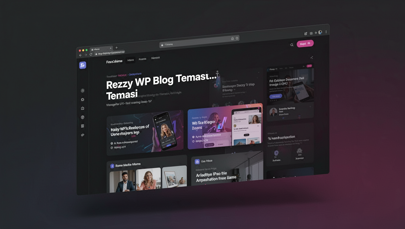 Preview of Rezzy WP Blog Temasi