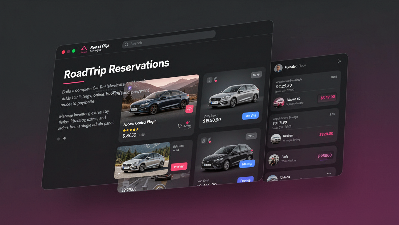 Preview of RoadTrip Reservations