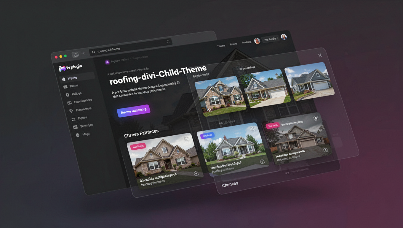 Preview of roofing-divi-child-theme