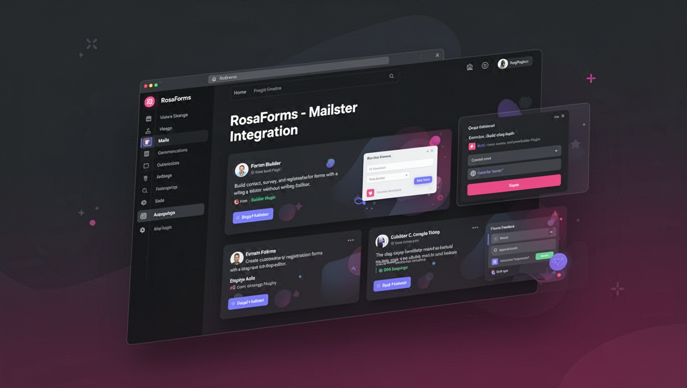 Preview of RosaForms - Mailster Integration