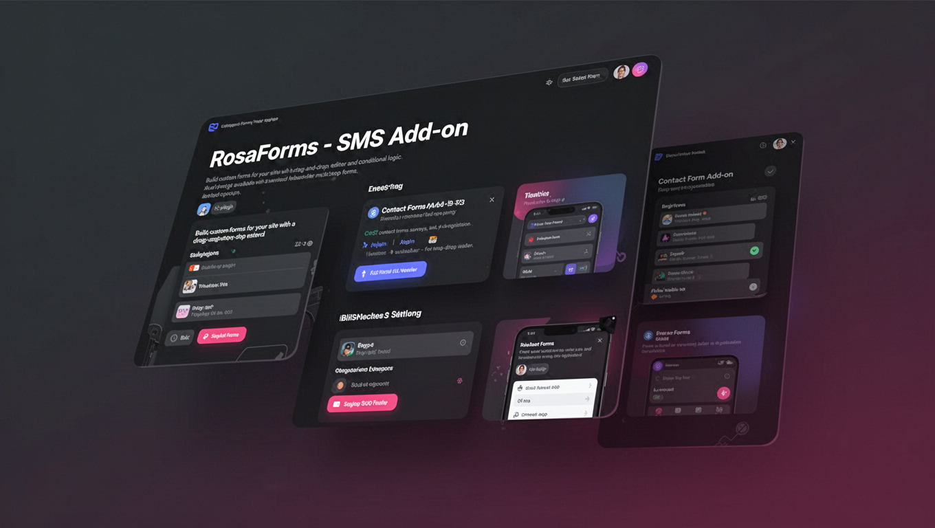 Preview of RosaForms - SMS Add-on