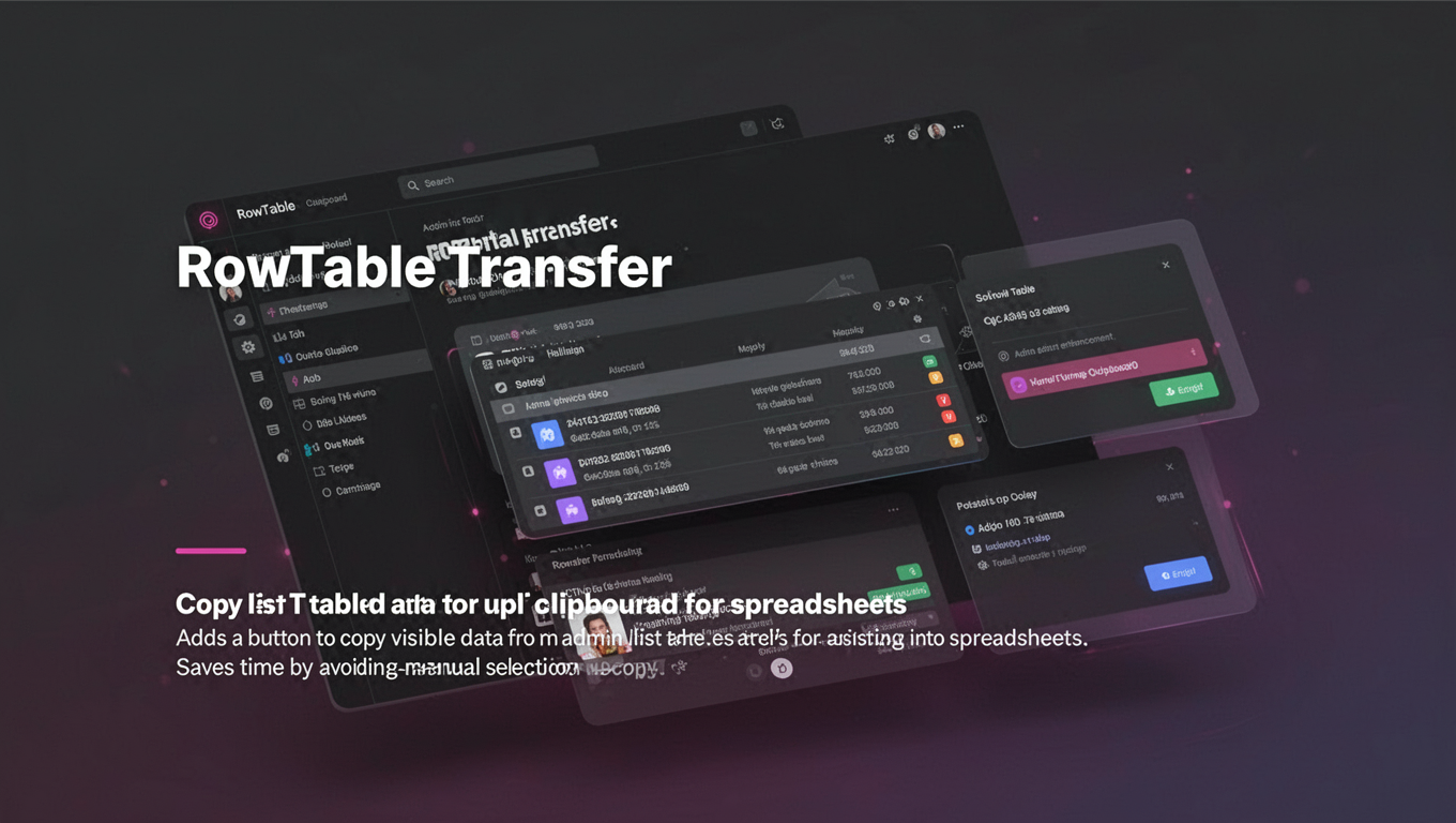 Preview of RowTable Transfer