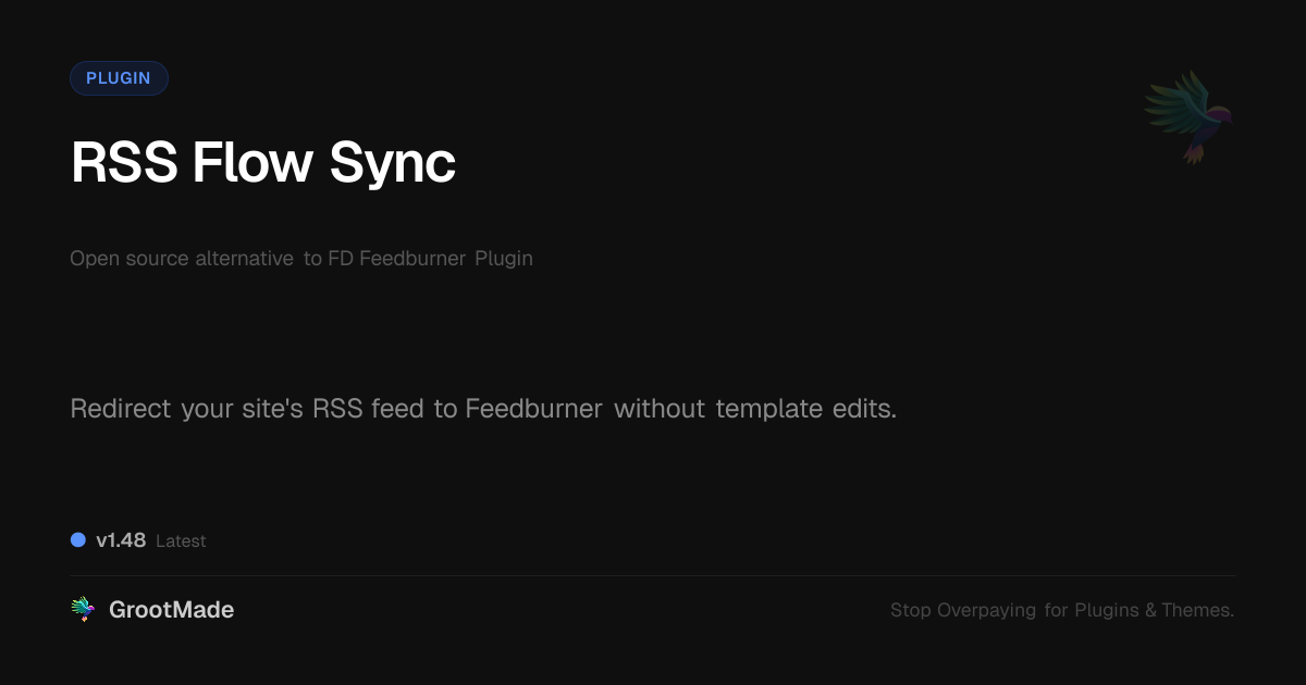 Preview of RSS Flow Sync