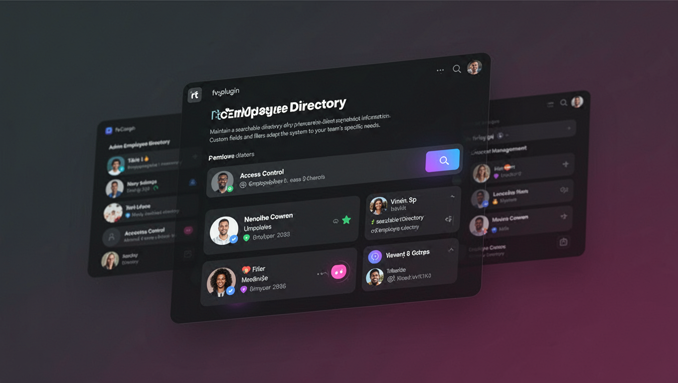 Preview of rtCamp Employee Directory
