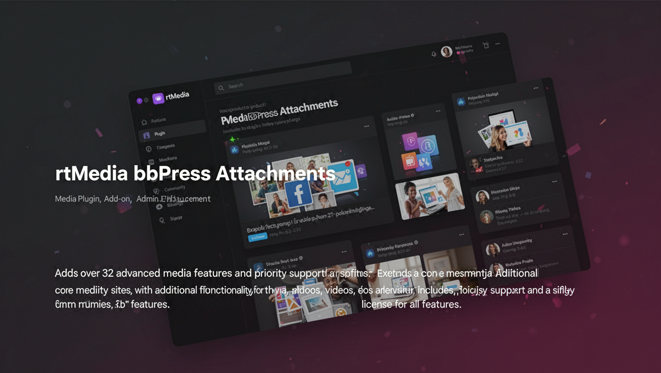 Preview of rtMedia bbPress Attachments