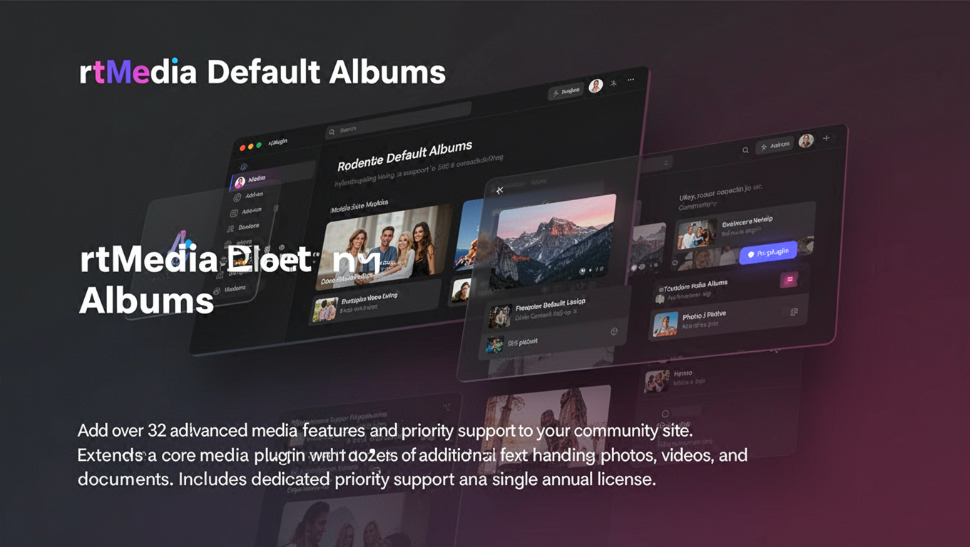 Preview of rtMedia Default Albums