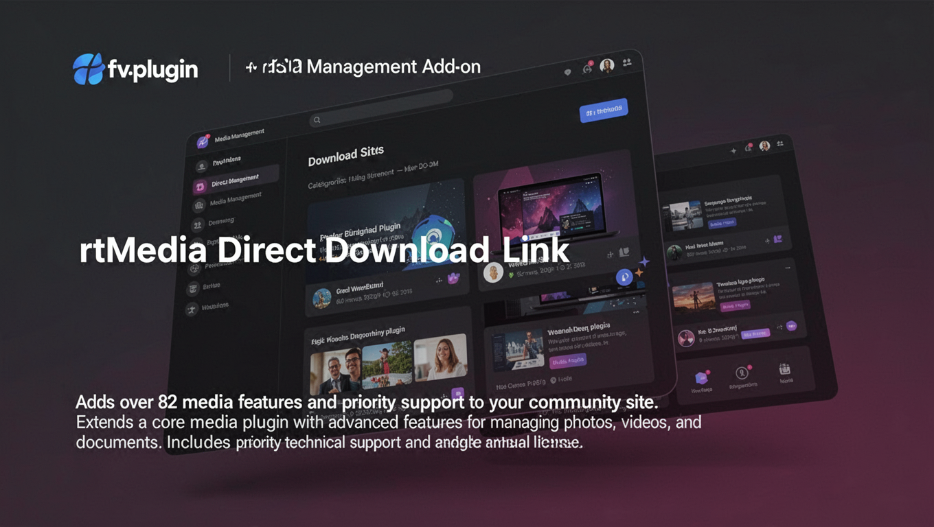 Preview of rtMedia Direct Download Link