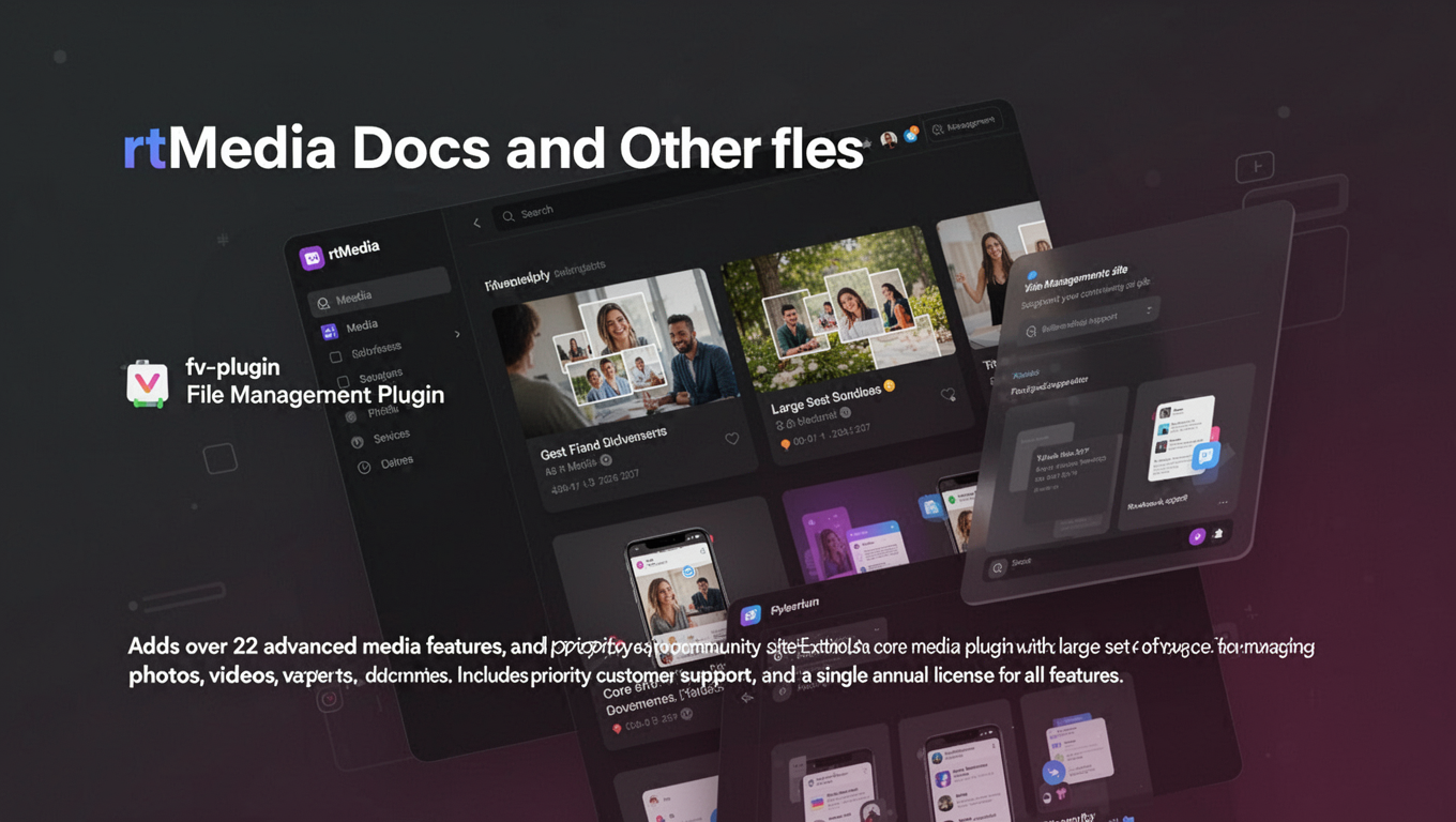 Preview of rtMedia Docs and Other files