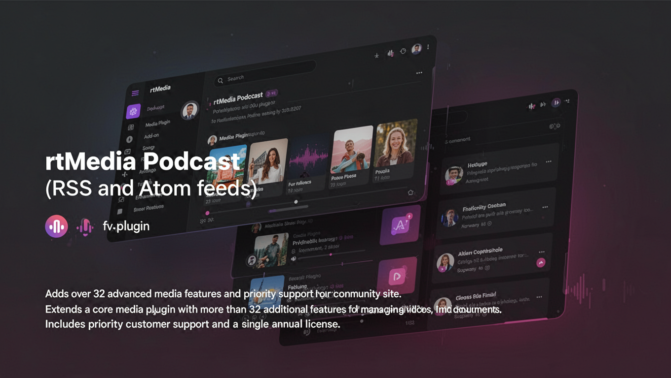 Preview of rtMedia Podcast (RSS and Atom feeds)