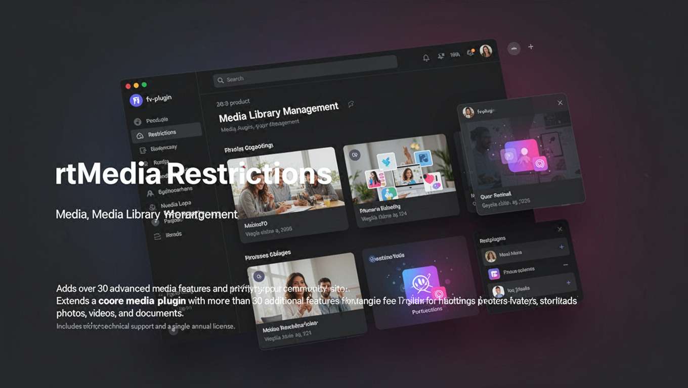 Preview of rtMedia Restrictions