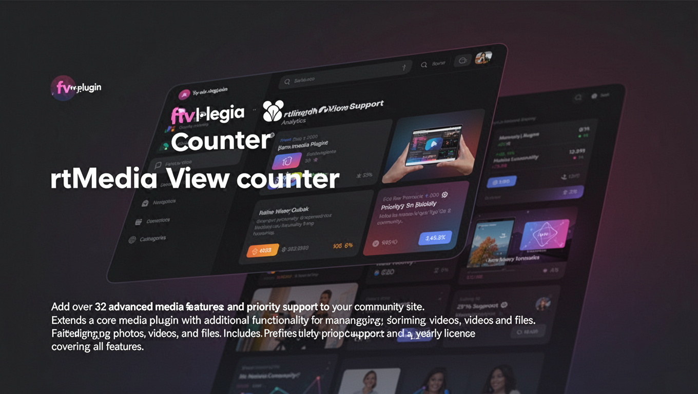 Preview of rtMedia View Counter