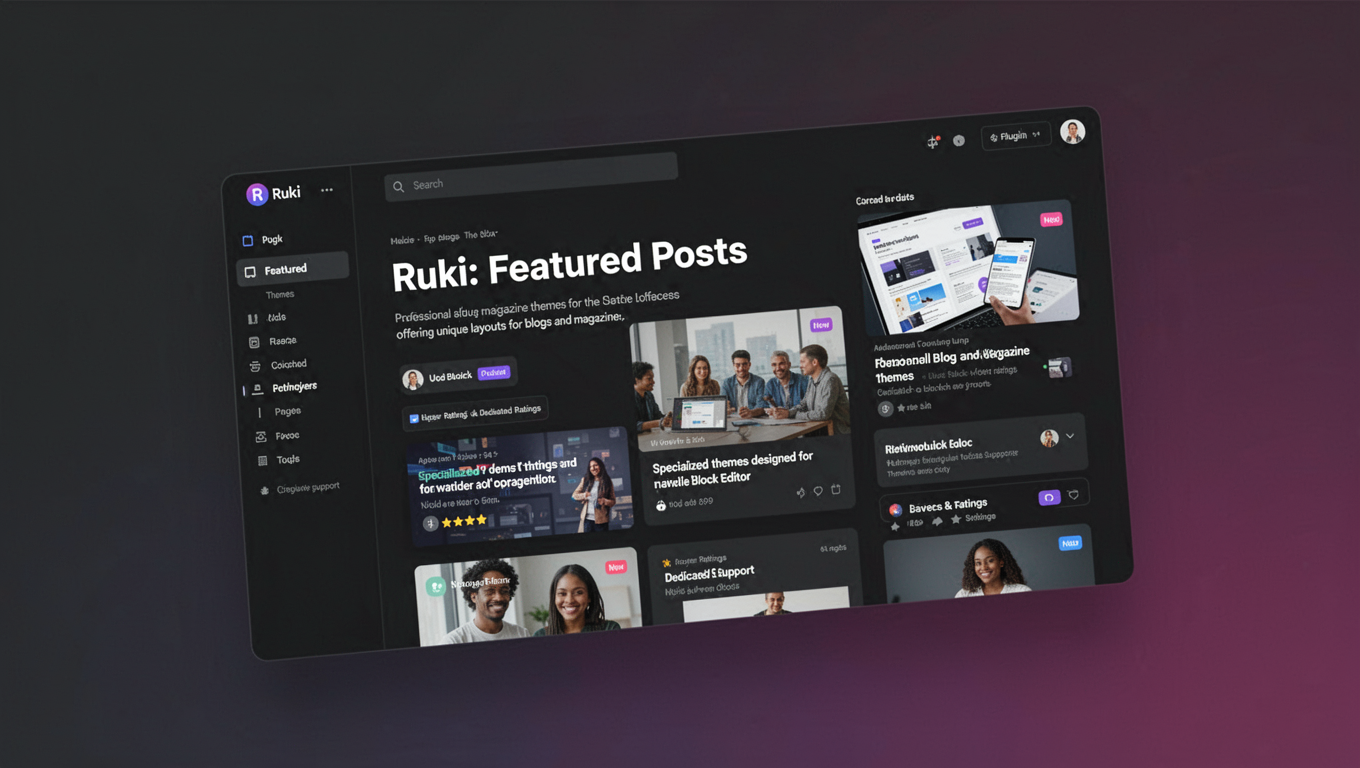 Preview of Ruki: Featured Posts