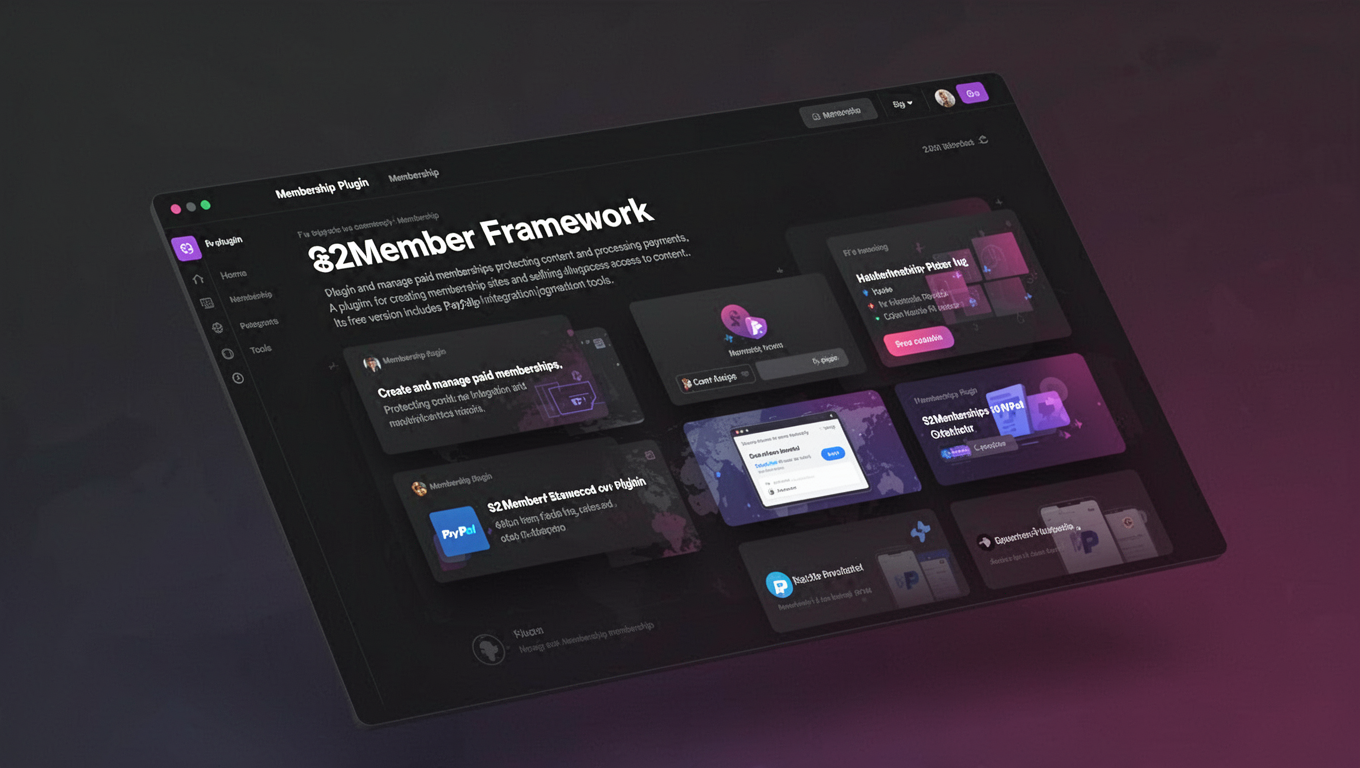 Preview of s2Member Framework