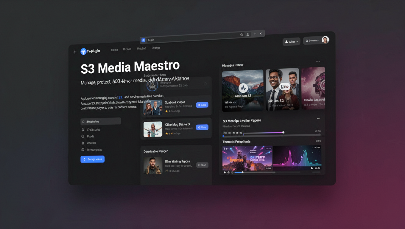 Preview of S3 Media Maestro