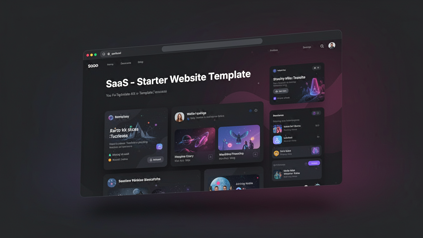 Preview of SaaS - Starter Website Template