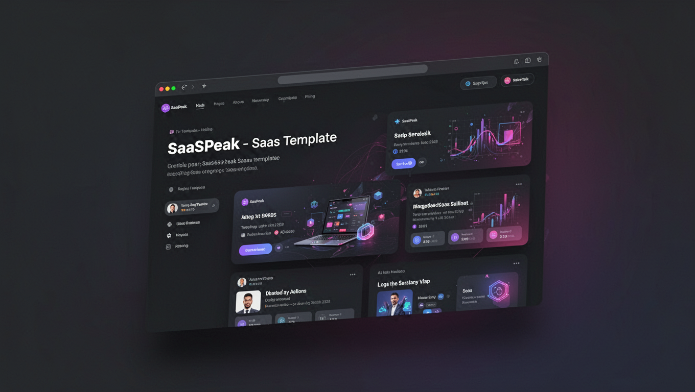Preview of SaaSPeak - Saas Template