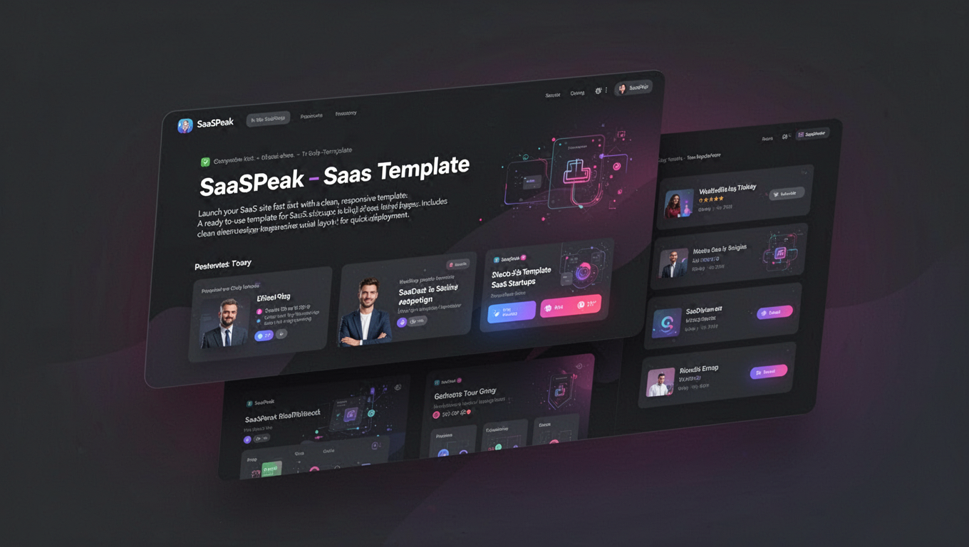 Preview of SaaSPeak - Saas Template