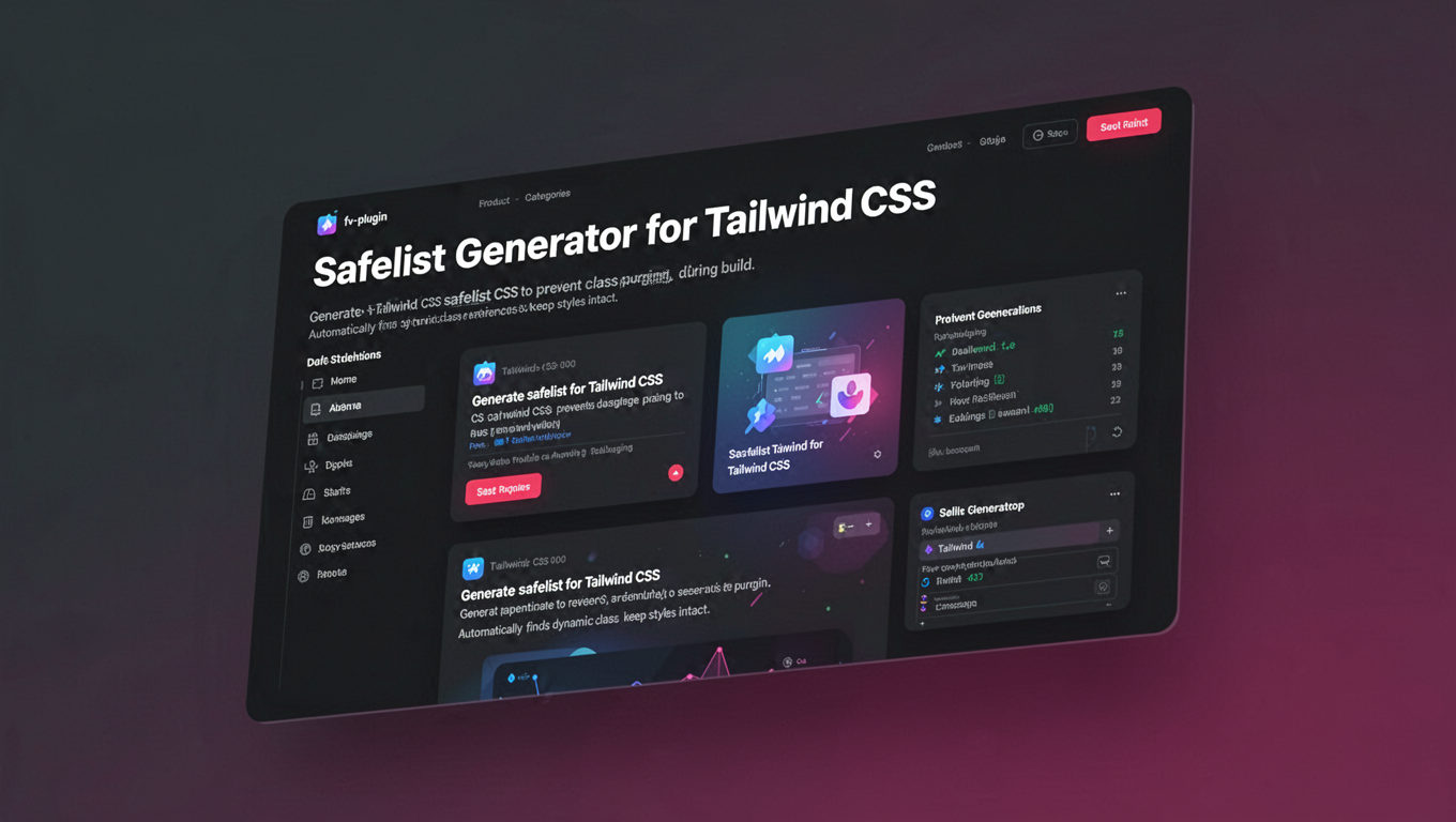 Preview of Safelist Generator for Tailwind CSS