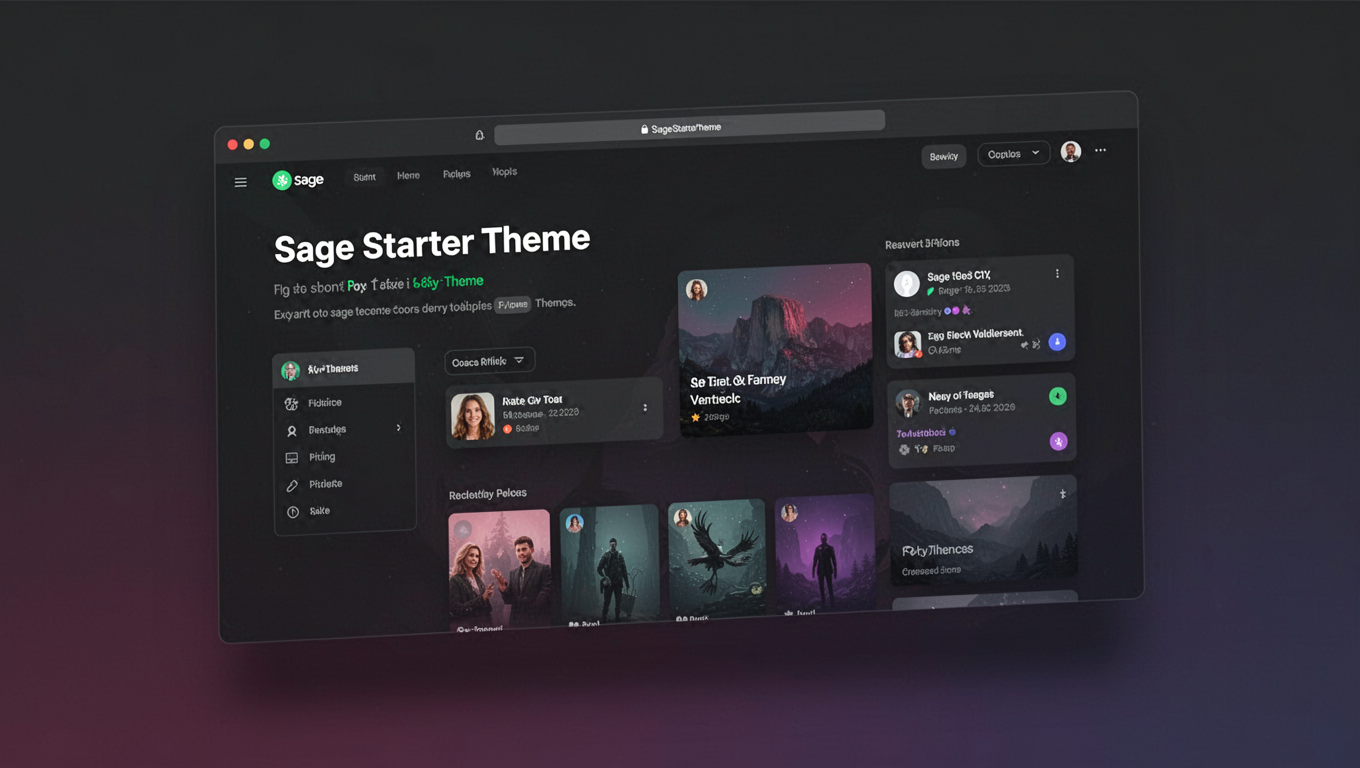 Preview of Sage Starter Theme