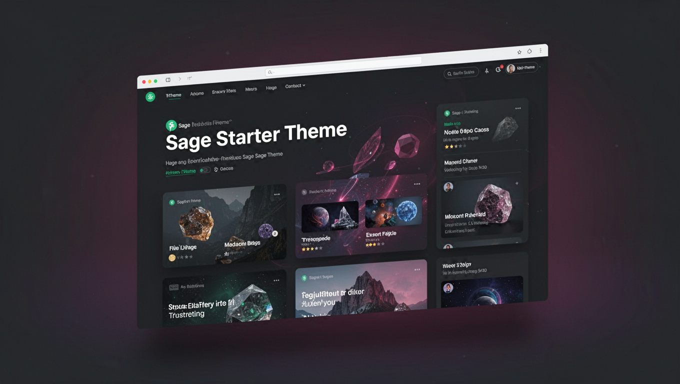 Preview of Sage Starter Theme