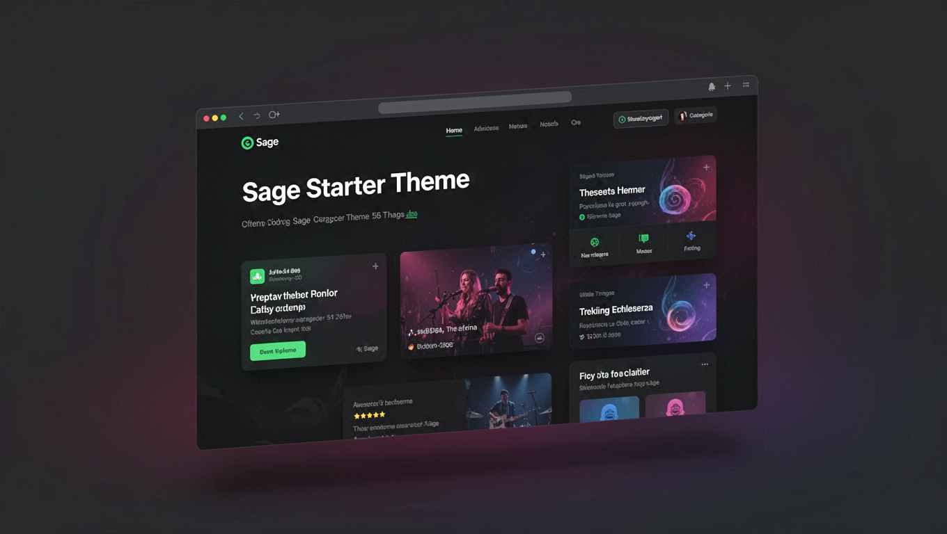Preview of Sage Starter Theme