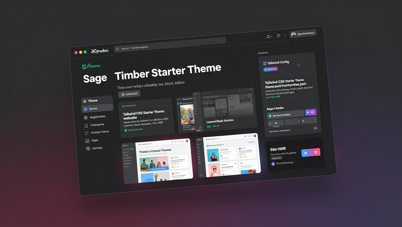 Preview of Sage Timber Starter Theme