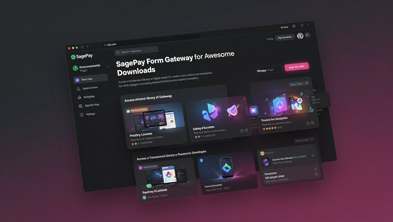 Preview of SagePay Form Gateway for Awesome Downloads
