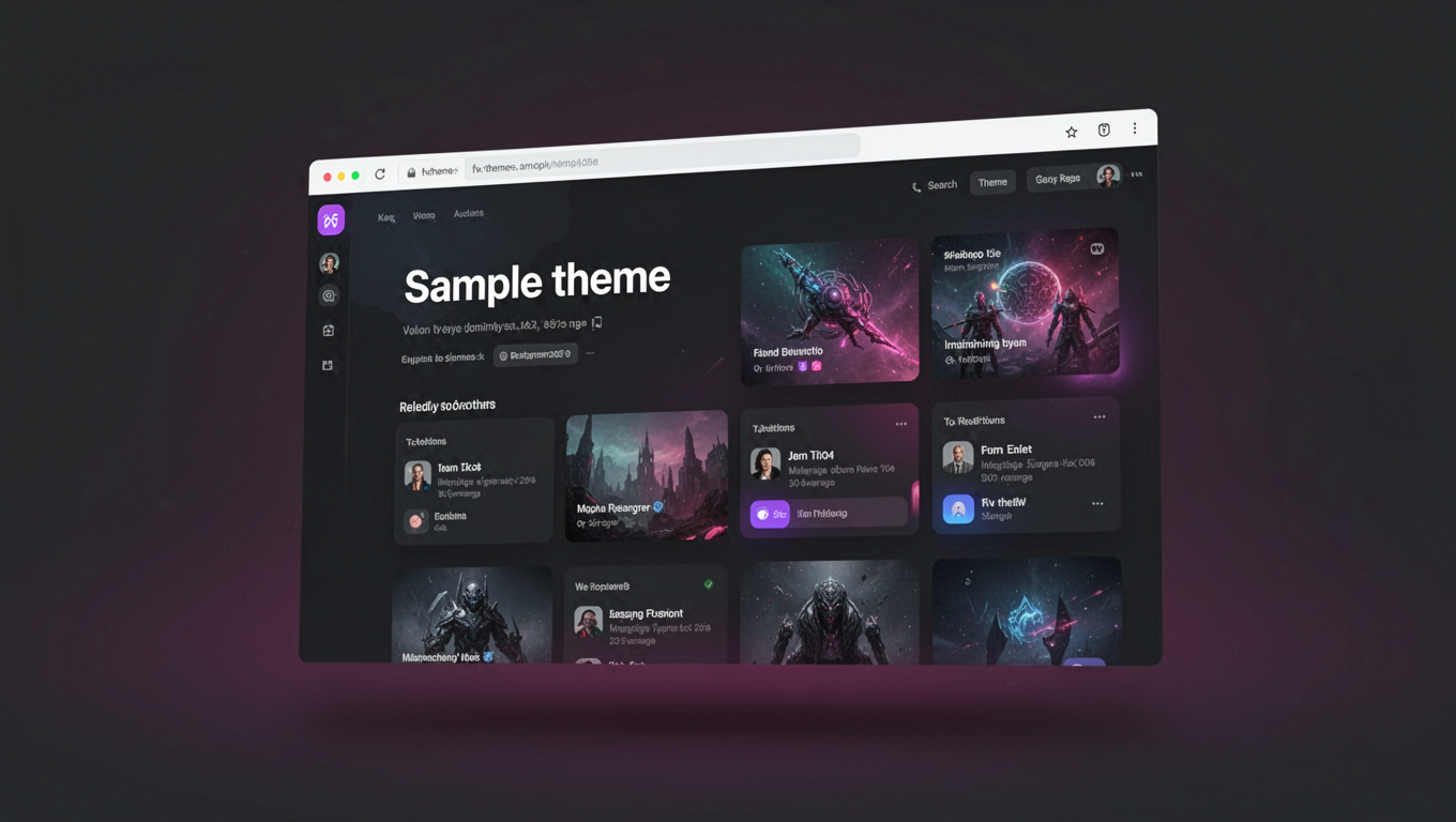Preview of Sample theme