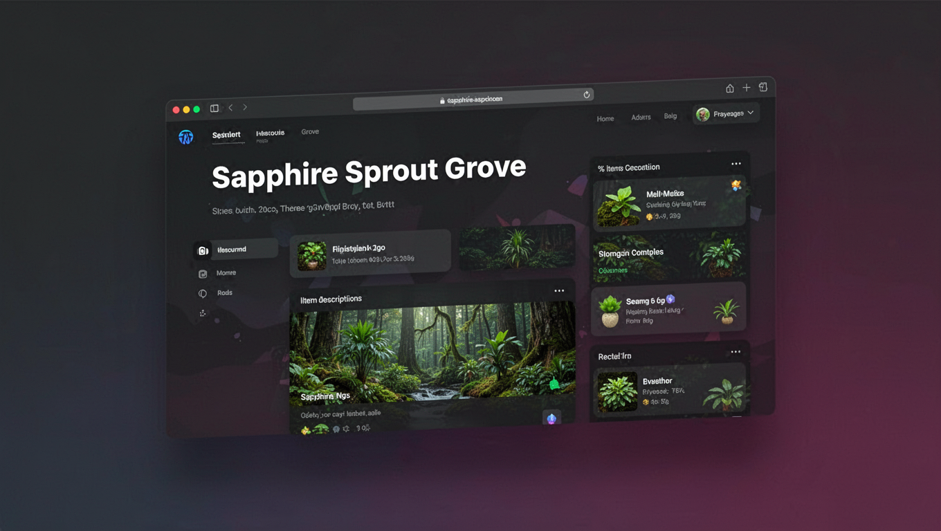 Preview of Sapphire Sprout Grove