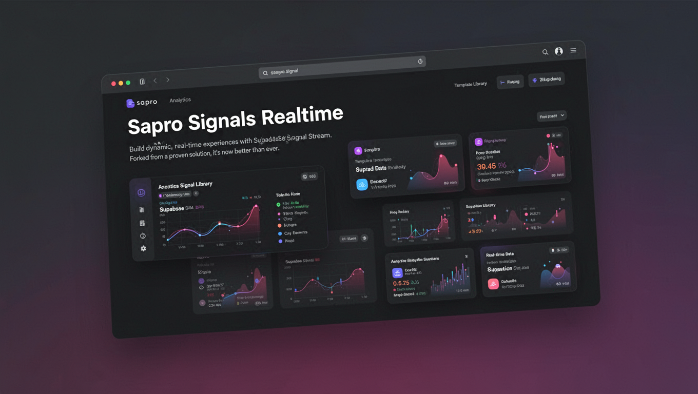Preview of Sapro Signals Realtime