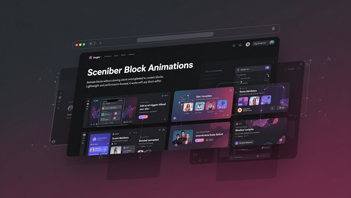 Preview of Sceniber Block Animations