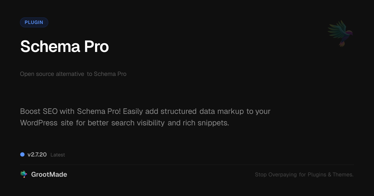 Preview of Schema Pro